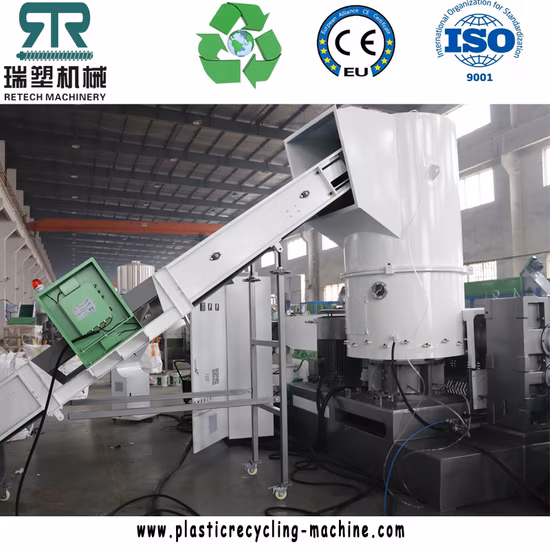 Plastic PE/PP/HDPE/LDPE/LLDPE/BOPP Film/Bag/Woven Bag/Non Woven/Fiber/Granulating Line/Granulation Plant/Agglomeration Recycling/Compact Pelletizing Machine