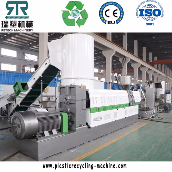 Plastic PE/PP/HDPE/LDPE/LLDPE/BOPP Film/Bag/Woven Bag/Non Woven/Fiber/Granulating Line/Granulation Plant/Agglomeration Recycling/Compact Pelletizing Machine