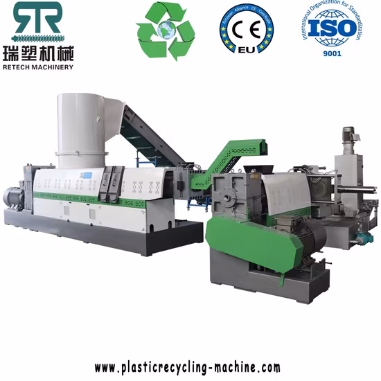 Plastic PE/PP/HDPE/LDPE/LLDPE/BOPP Film/Bag/Woven Bag/Non Woven/Fiber/Granulating Line/Granulation Plant/Agglomeration Recycling/Compact Pelletizing Machine