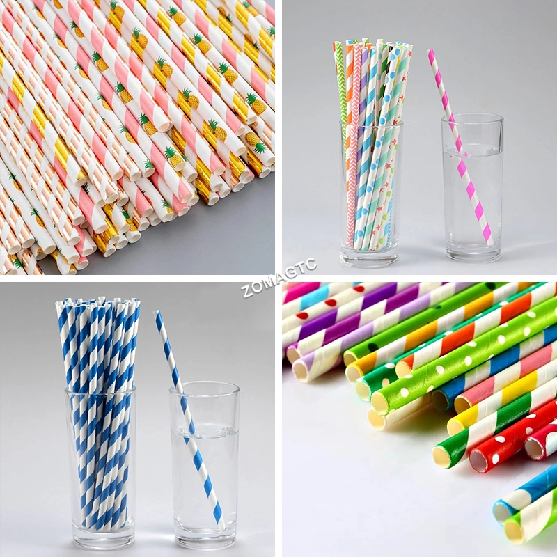 Fully Automatic New Paper Straws Making Machine Drinking Straw Cutting Machine High Speed Paper Straw Forming Machine