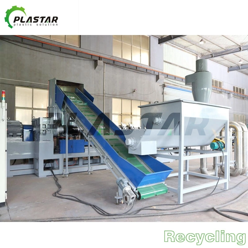 Plastic PE/PP/HDPE/LDPE/LLDPE/BOPP Film/Bag/Woven Bag/Non Woven/Fiber/Granulating Line/Agglomeration Recycling/Compact Pelletizing Machine