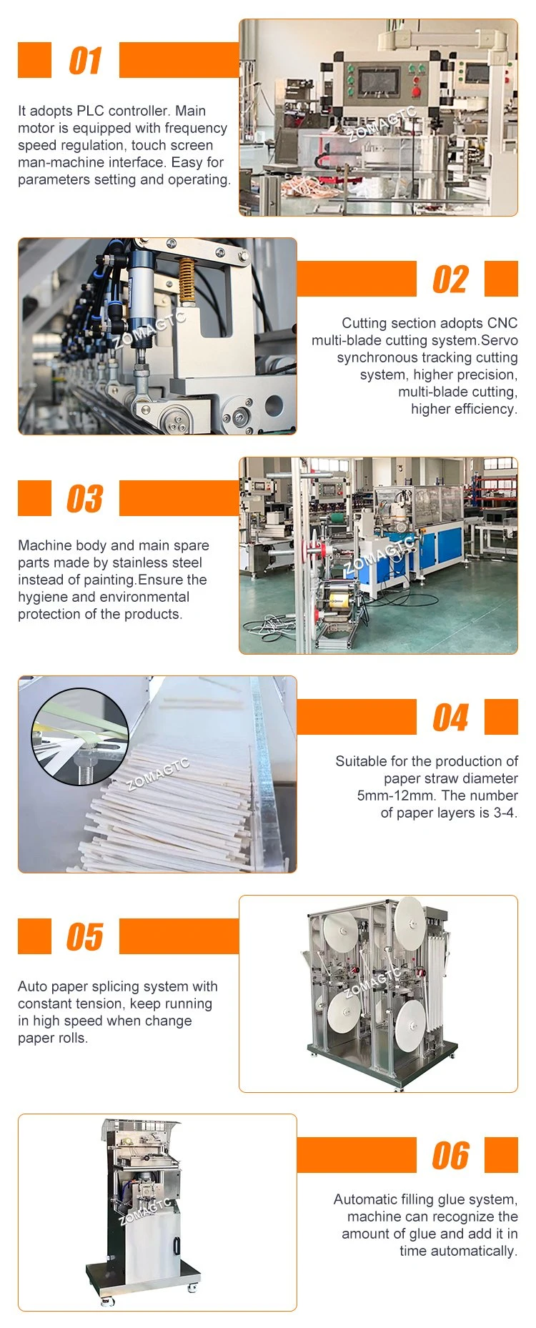 Fully Automatic New Paper Straws Making Machine Drinking Straw Cutting Machine High Speed Paper Straw Forming Machine