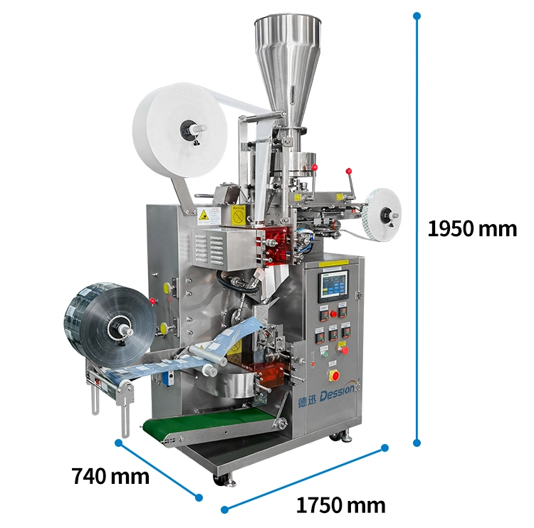 Full Automatic Tea Bag Making Packing Machine for DIP Tea Bag Drip Coffee Bag Packing Machine Nylon Pyramid Tea Bag Triangle Tea Bag Packing Machine